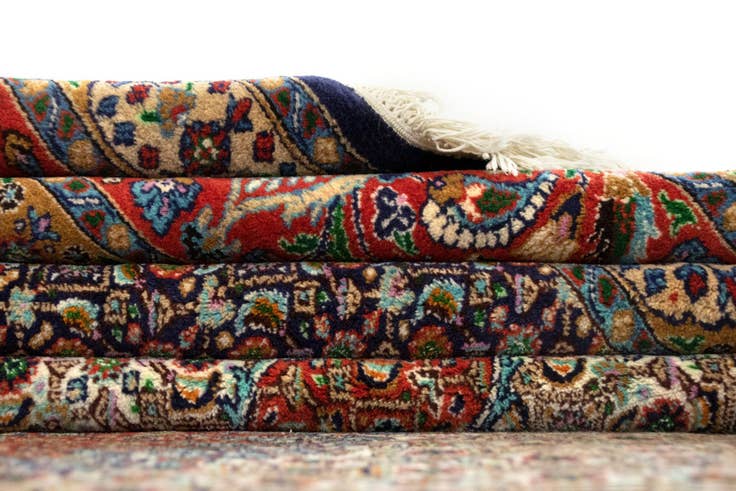 Detail image of 9' 6 x 12' 10 Hand Knotted Mood Persian Wool Rug