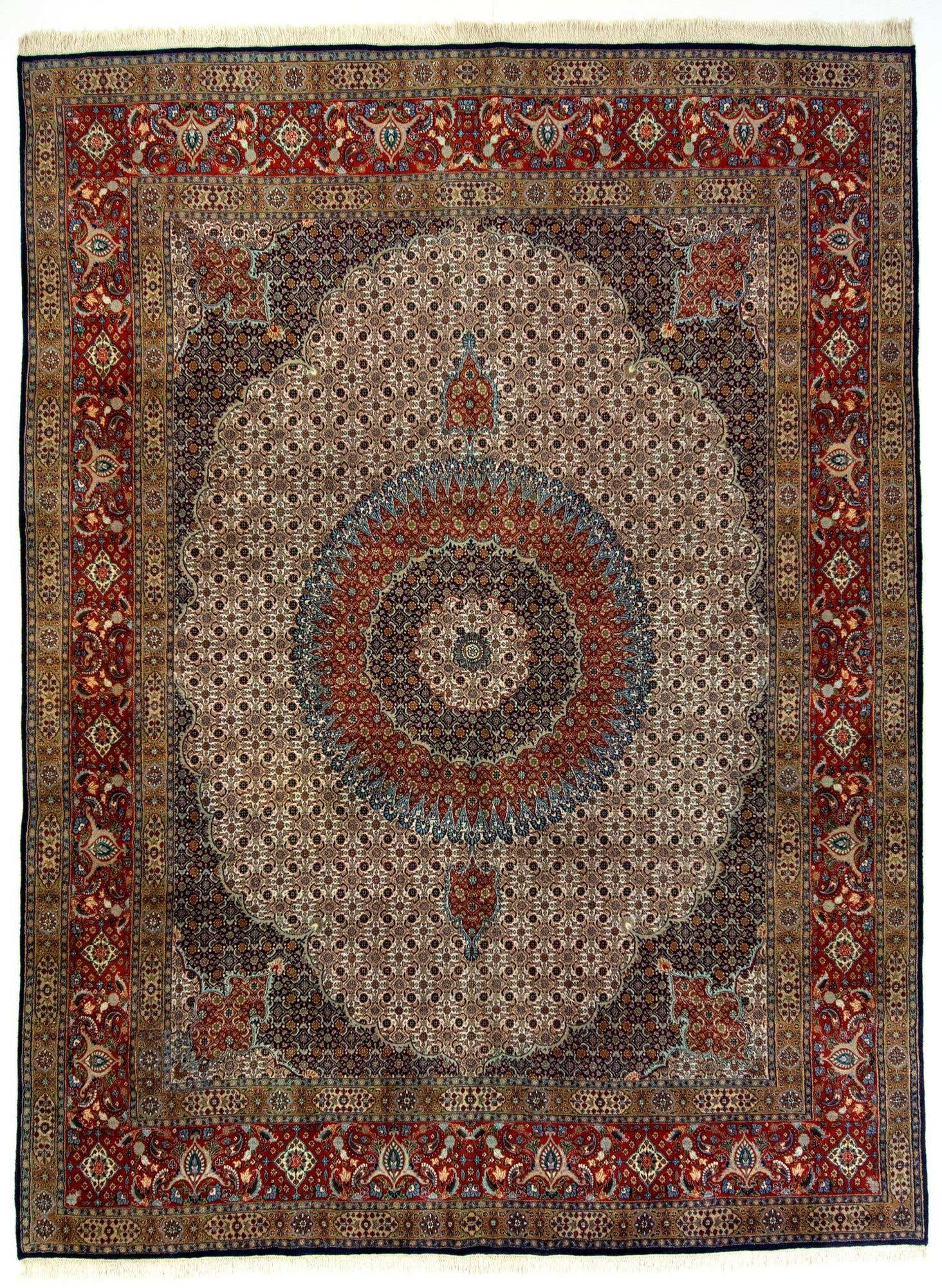 9' 6 x 12' 10 Hand Knotted Mood Persian Wool Rug