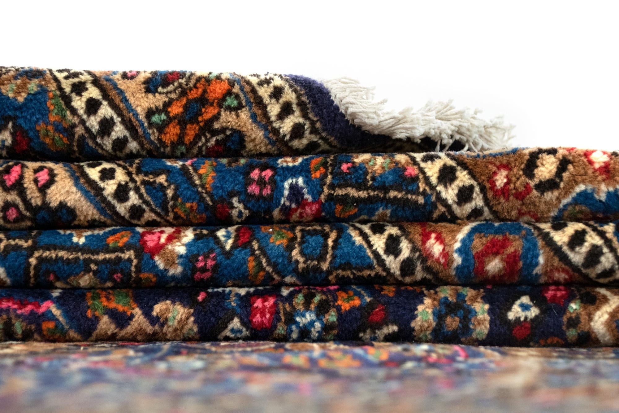 6' 11 x 10' 2 Hand Knotted Mood Persian Wool Rug