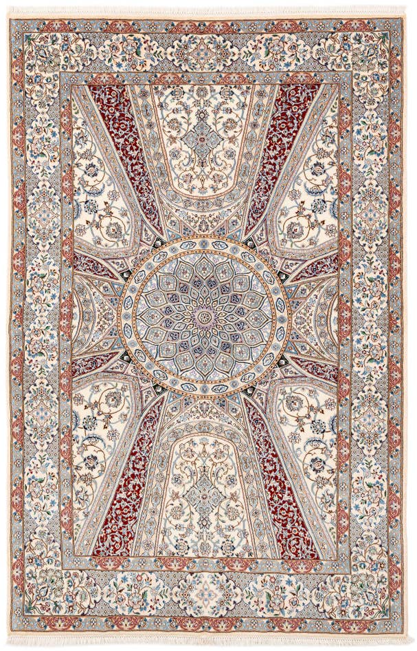 Detail image of 4' 9 x 7' 4 Nain Rug