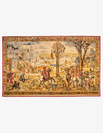 9' 4 x 15' 2 Hand Knotted Needle Point Rug