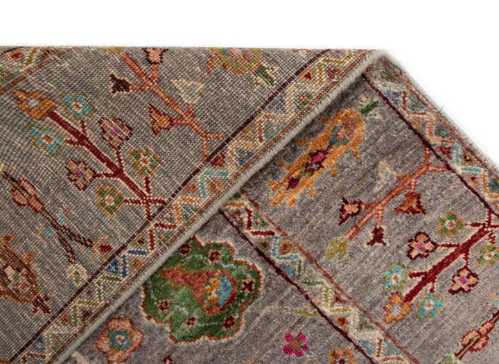 4' 11 x 6' 8 Rubin Wool Rug