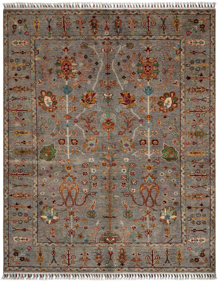 Detail image of 4' 11 x 6' 8 Rubin Wool Rug