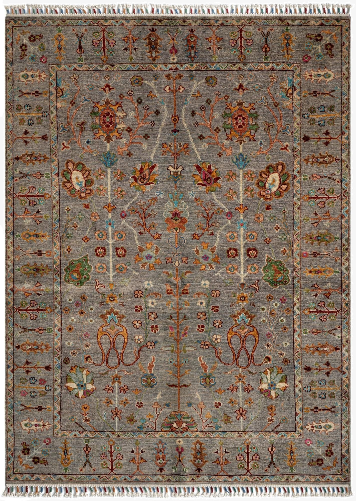 4' 11 x 6' 8 Rubin Wool Rug