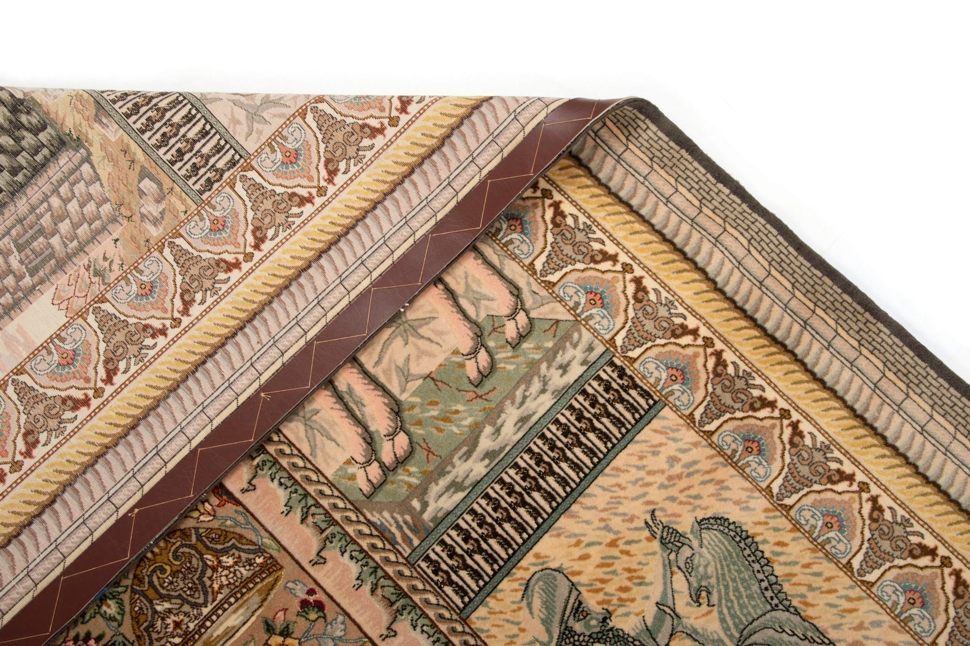 11' 3 x 16' 1 Hand Knotted Tabriz Persian Rug