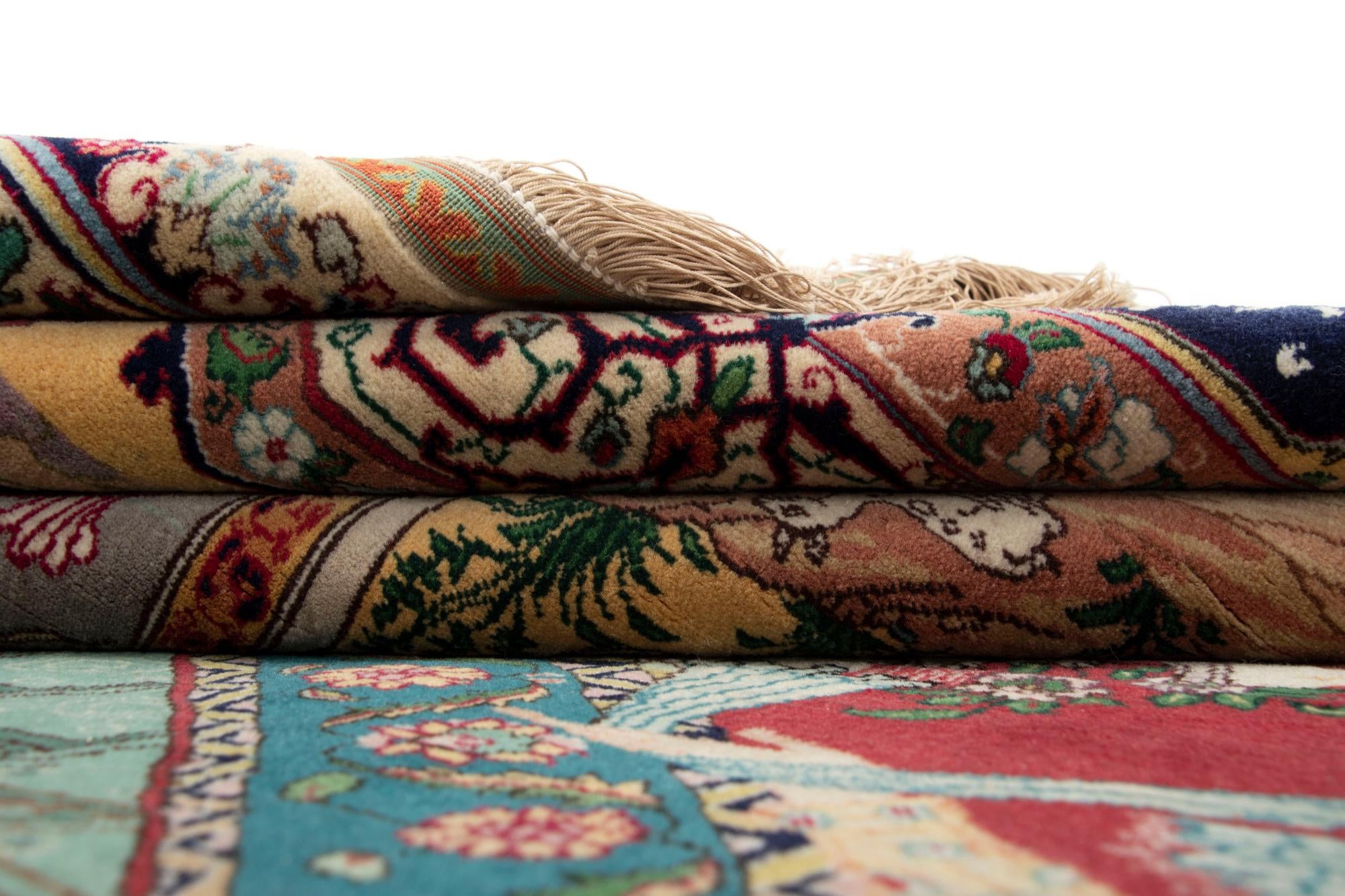 8' 6 x 9' 10 Hand Knotted Tabriz Persian Rug