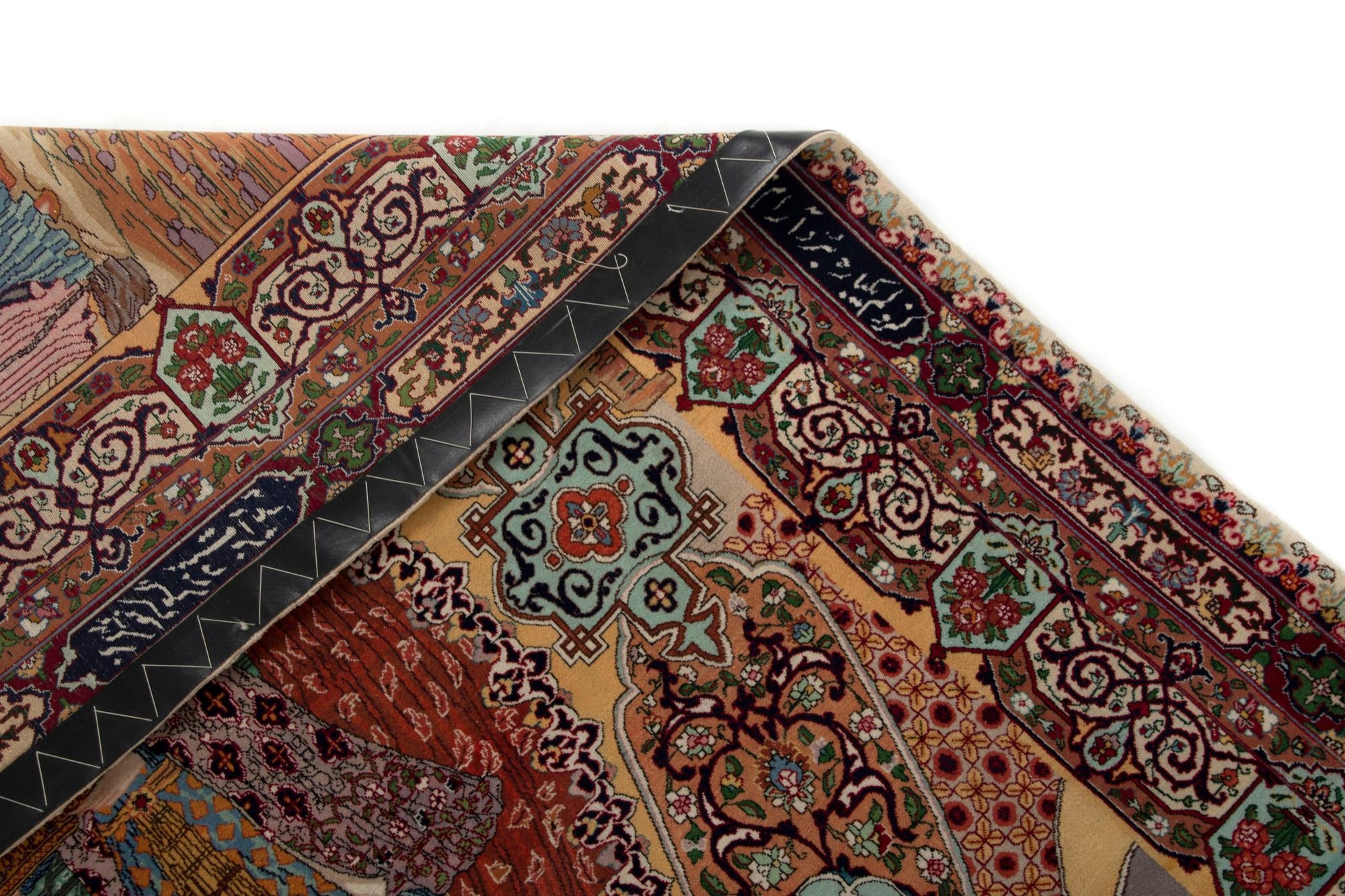 8' 6 x 9' 10 Hand Knotted Tabriz Persian Rug