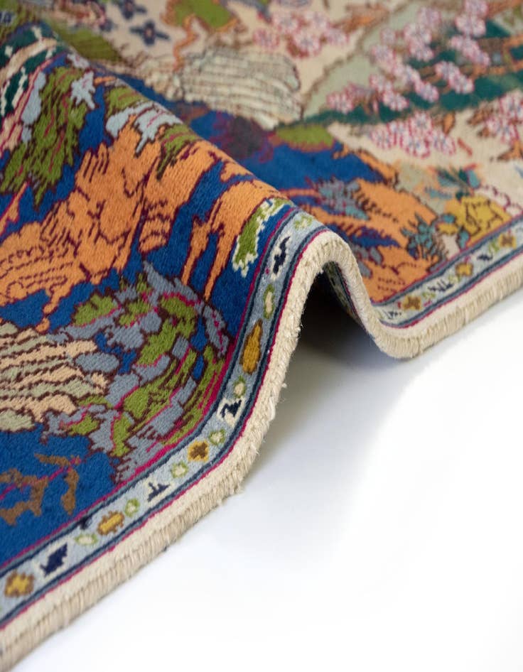 Detail image of 3' 9 x 6'  Hand Knotted Tabriz Persian Wool Rug