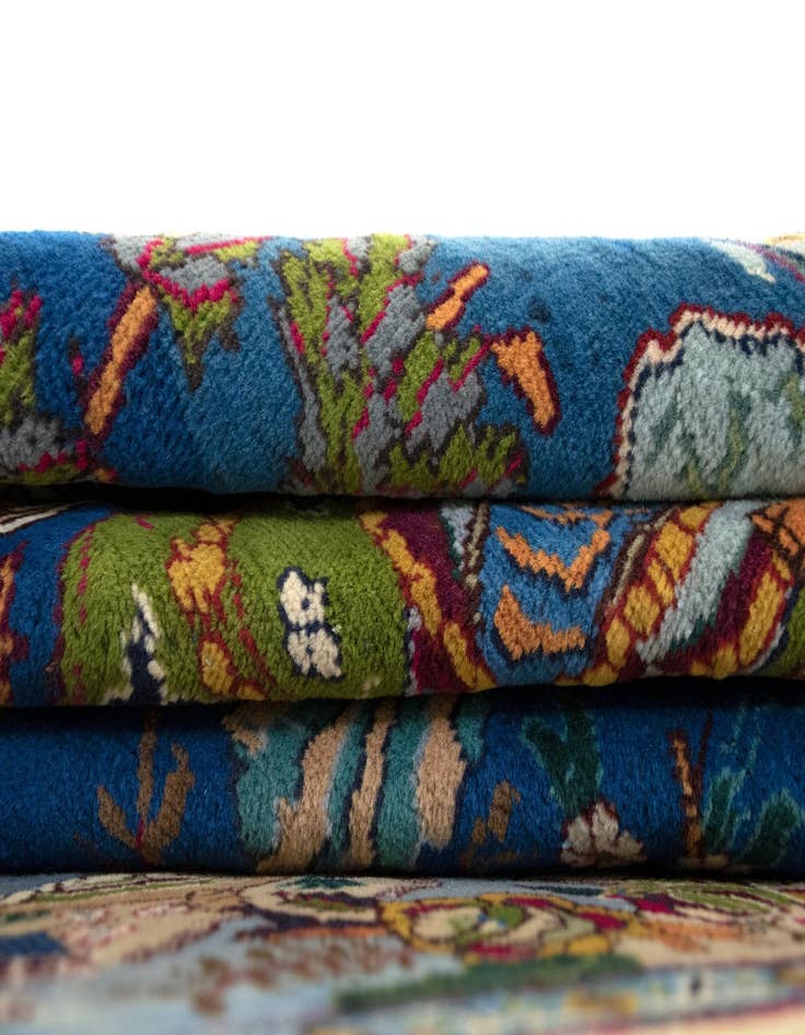 Detail image of 3' 9 x 6'  Hand Knotted Tabriz Persian Wool Rug