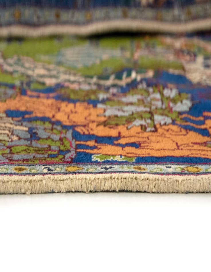 Detail image of 3' 9 x 6'  Hand Knotted Tabriz Persian Wool Rug