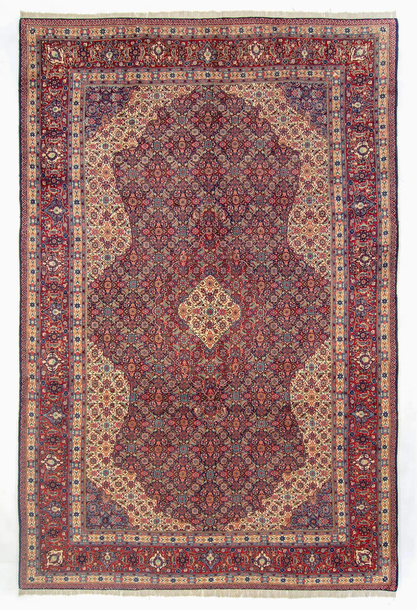 7' 9 x 10' 10 Hand Knotted Tabriz Persian Wool Rug