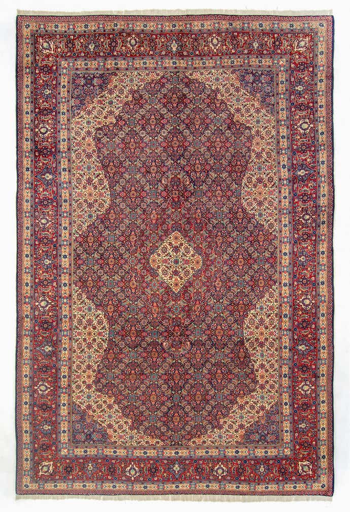 7' 9 x 10' 10 Hand Knotted Tabriz Persian Wool Rug