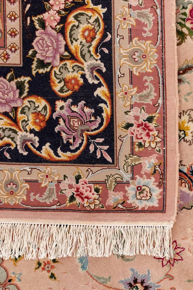 Detail image of 6' 7 x 10' 1 Hand Knotted Tabriz Persian Rug