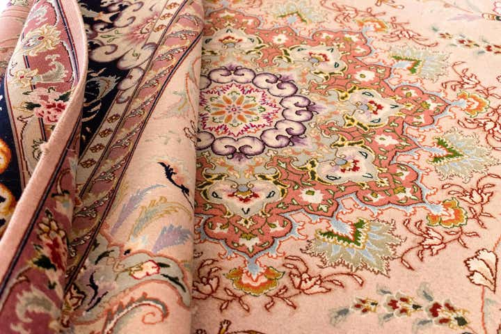 6' 7 x 10' 1 Hand Knotted Tabriz Persian Rug