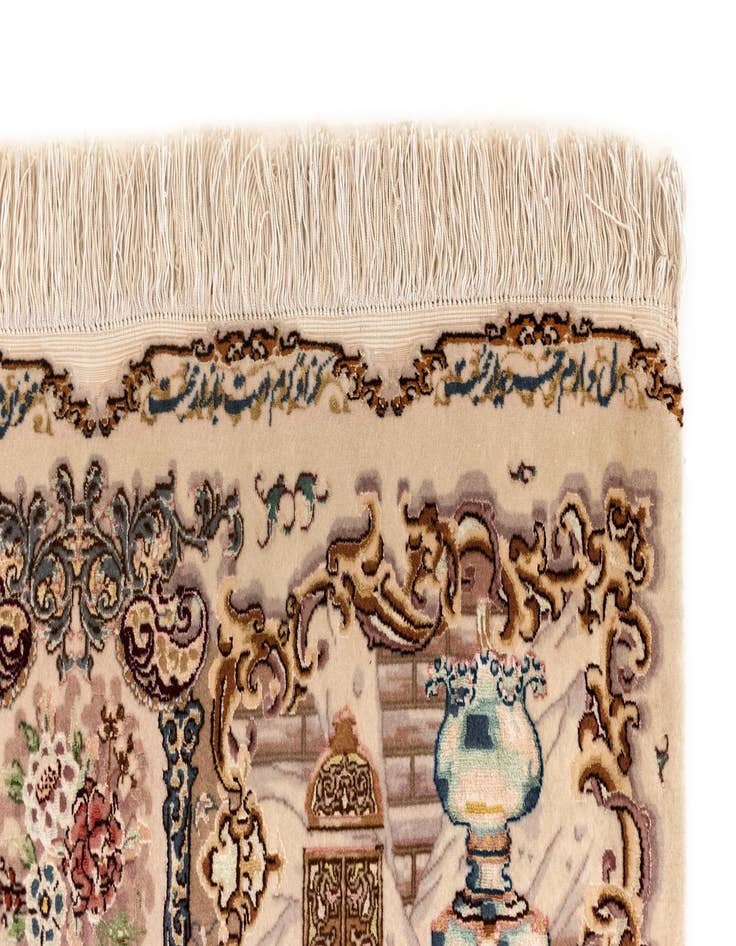 Detail image of 4' 10 x 7' 1  Hand Knotted Tabriz Persian Rug