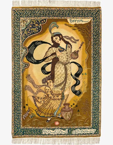 3' 3 x 4' 8 Tabriz Rug