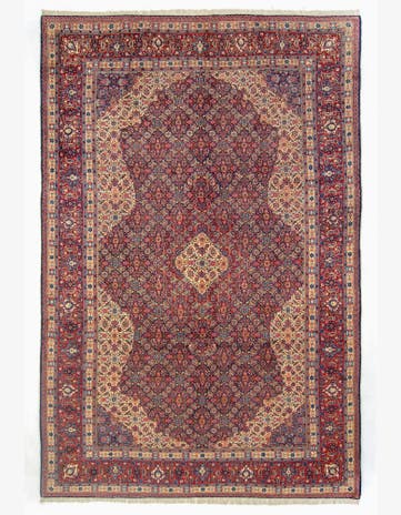7' 9 x 10' 10 Hand Knotted Tabriz Persian Wool Rug