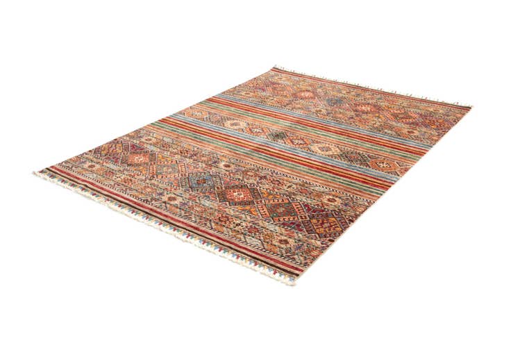 Detail image of 4' 9 x 6' 6 Torkman Wool Rug