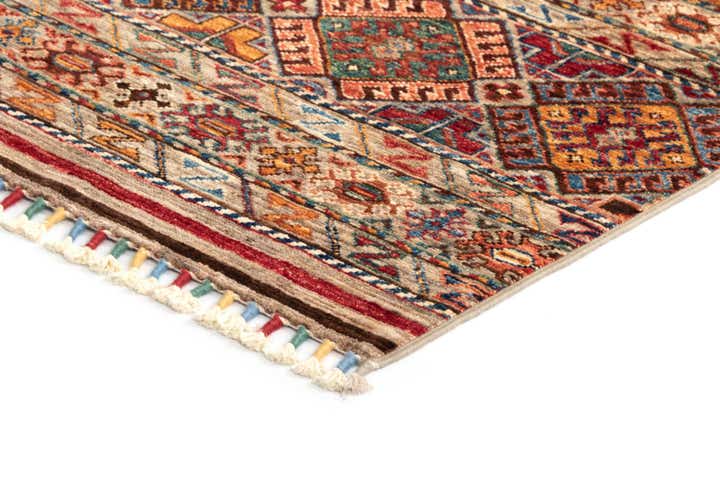 4' 9 x 6' 6 Torkman Wool Rug