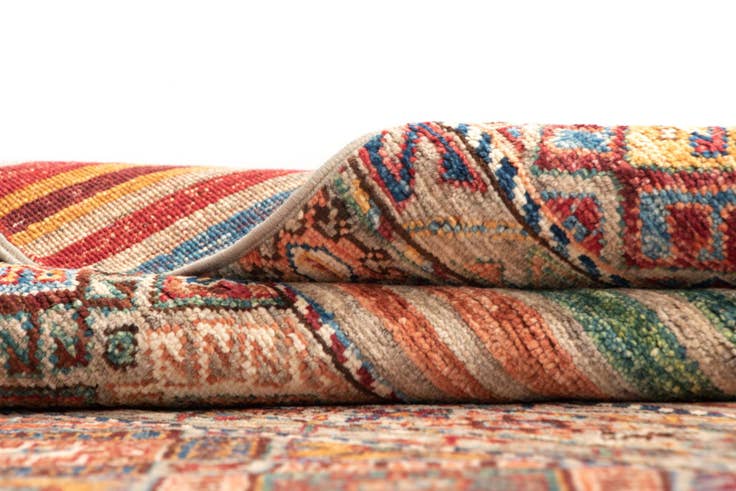 Detail image of 4' 9 x 6' 6 Torkman Wool Rug