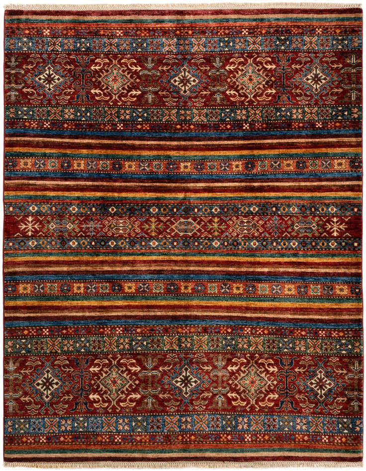 Detail image of 5' 2 x 6' 8 Torkman Wool Rug