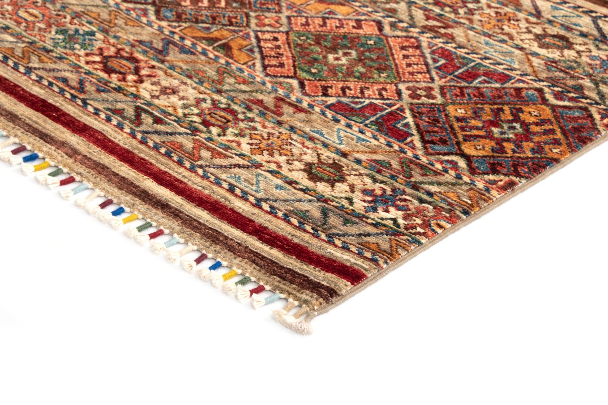 5' x 6' 9 Torkman Wool Rug