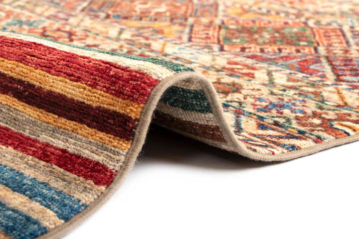 5' x 6' 9 Torkman Wool Rug