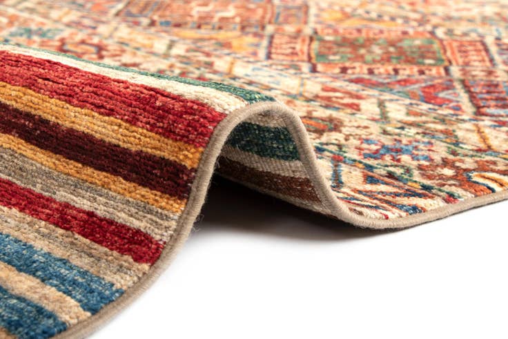 Detail image of 5' x 6' 9 Torkman Wool Rug