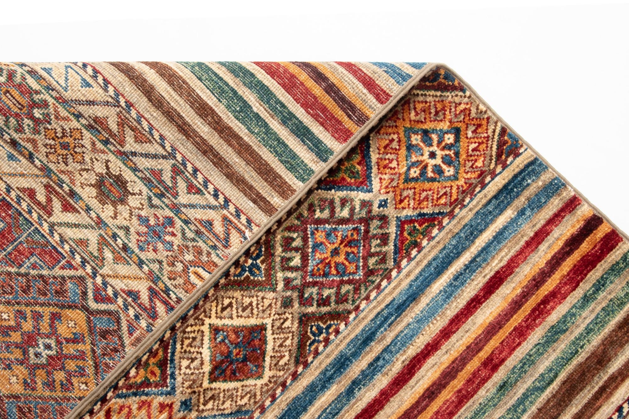 5' x 6' 9 Torkman Wool Rug