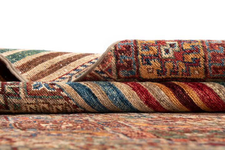 5' x 6' 9 Torkman Wool Rug