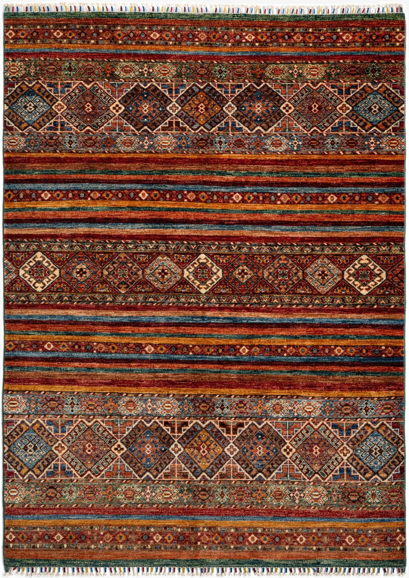 5' 1 x 7' 1 Torkman Wool Rug