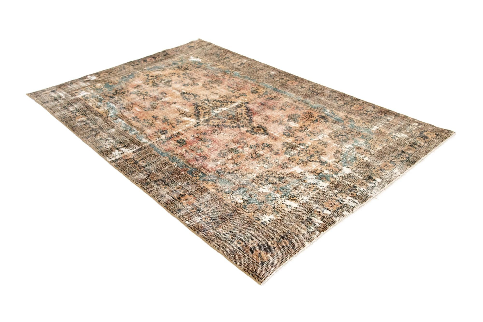6' 7 x 9' 7 Hand Knotted Vintage Royal Persian Wool Rug