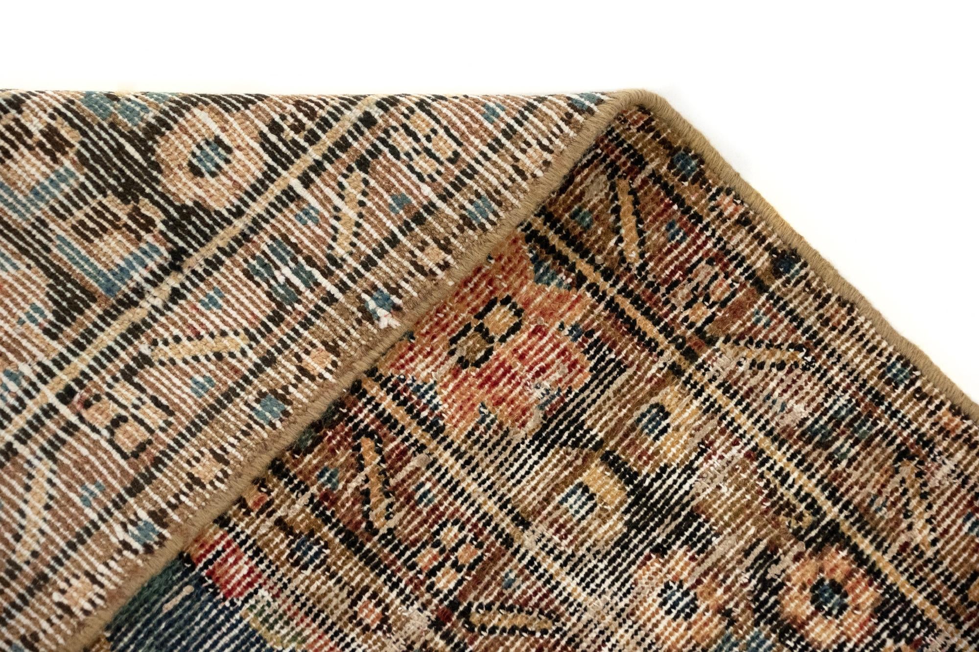 6' 7 x 9' 7 Hand Knotted Vintage Royal Persian Wool Rug