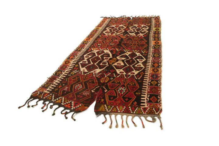 5' 5 x 12' Kilim Runner Rug