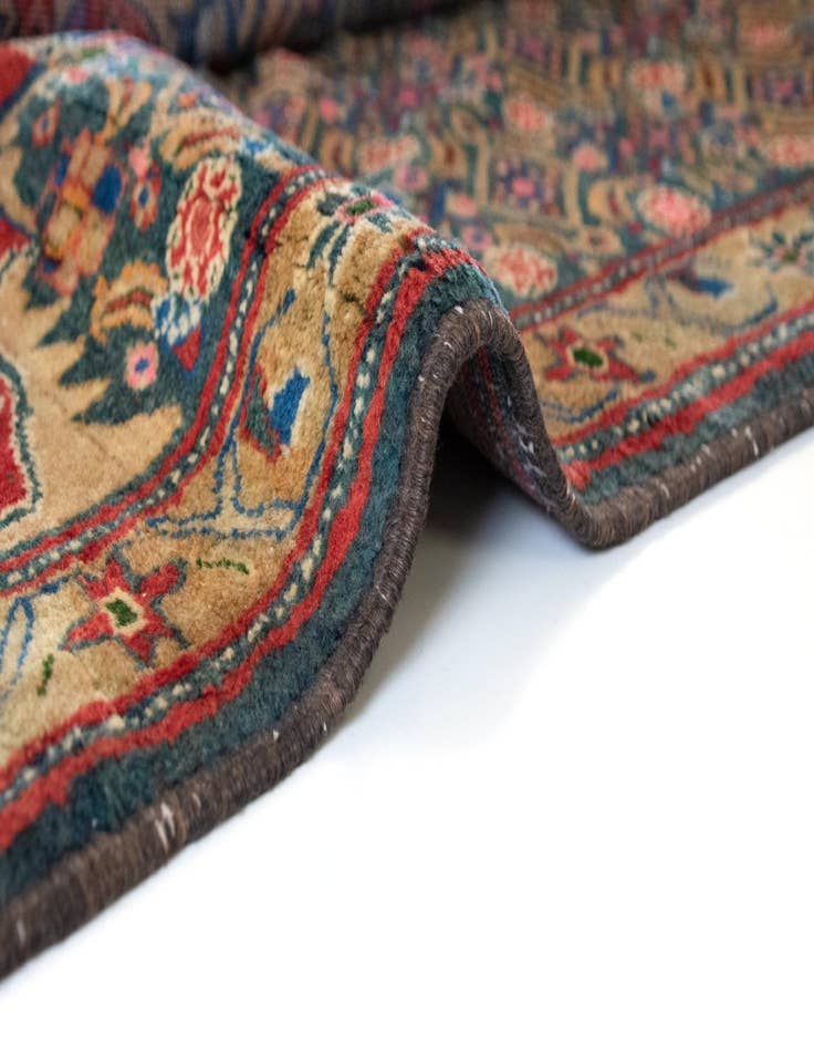 Detail image of 4' 6 x 9' 7  Hand Knotted Liliyan Persian Wool Runner Rug