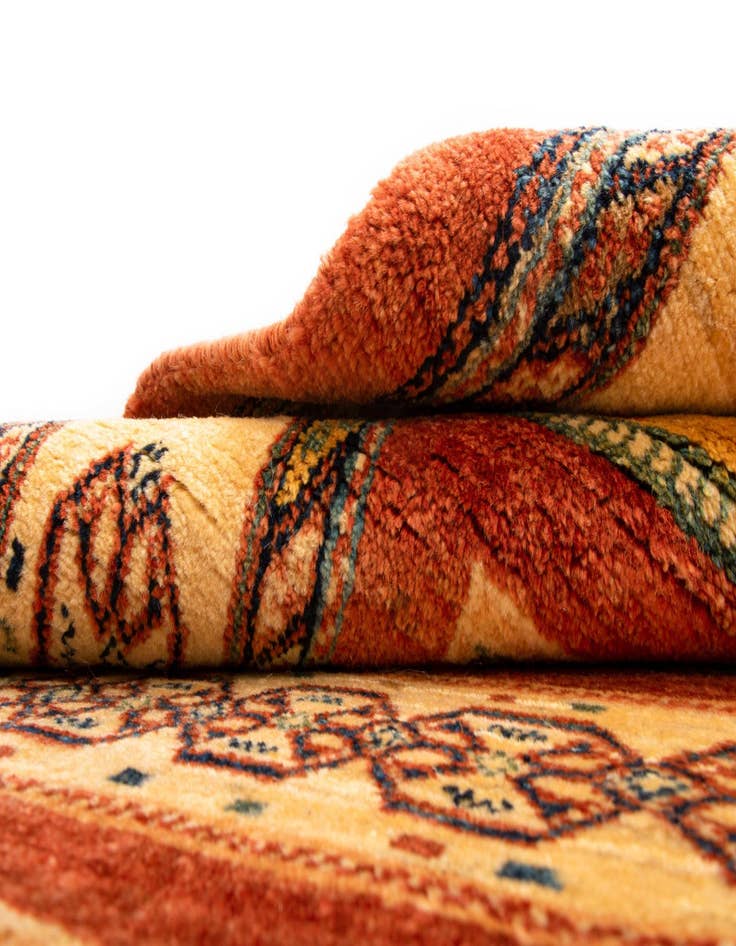 Detail image of 2' 10 x 12' 8 Luribaft Wool Runner Rug