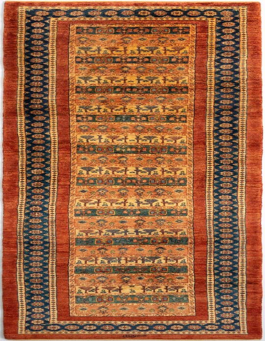 Detail image of 3' x 12' Luribaft Wool Runner Rug