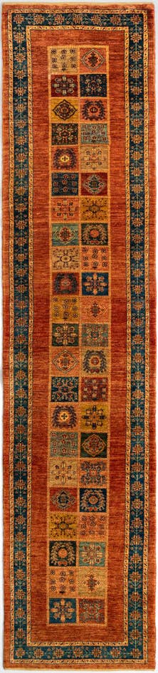 Detail image of 2' 10 x 12' 8 Luribaft Wool Runner Rug
