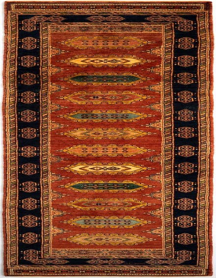 Detail image of 2' 8 x 12' 7 Luribaft Wool Runner Rug