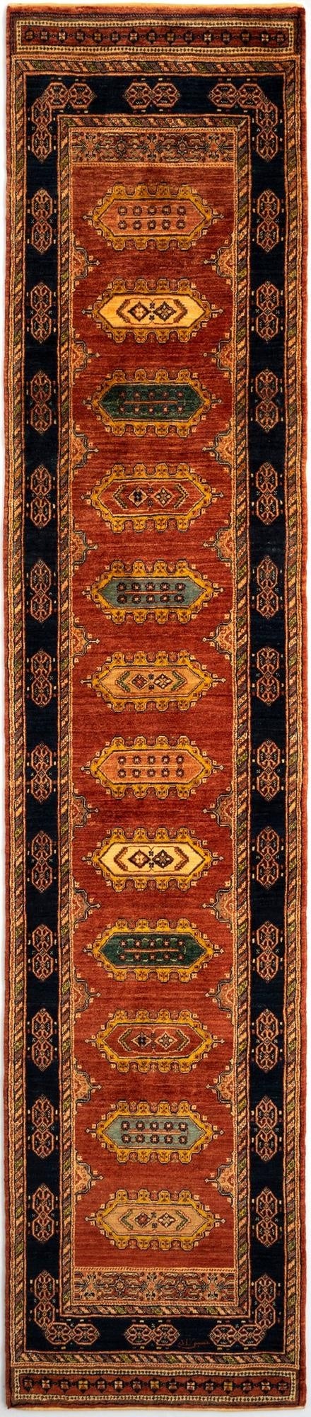 2' 8 x 12' 7 Luribaft Wool Runner Rug