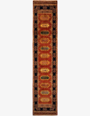 2' 8 x 12' 7 Luribaft Wool Runner Rug