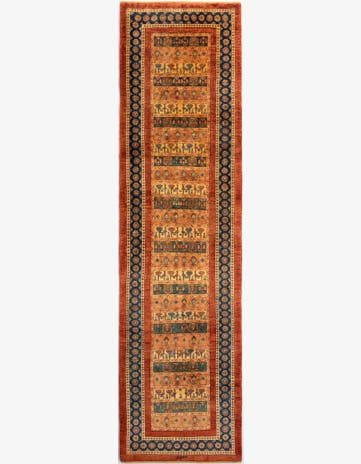 3' x 12' Luribaft Wool Runner Rug