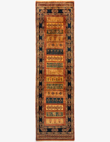 2' 7 x 10' 2 Luribaft Wool Runner Rug