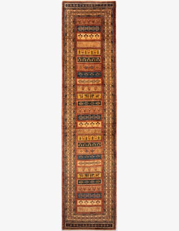 3' 1 x 13' 7 Luribaft Wool Runner Rug