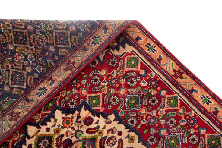 Detail image of 4' 3 x 9' 5 Hand Knotted Tabriz Persian Wool Runner Rug
