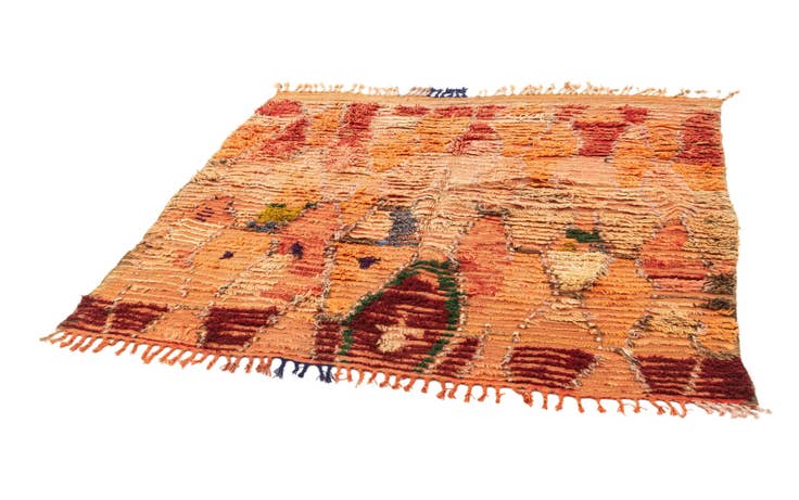 Detail image of 5' 2 x 5' 7 Berber Square Rug