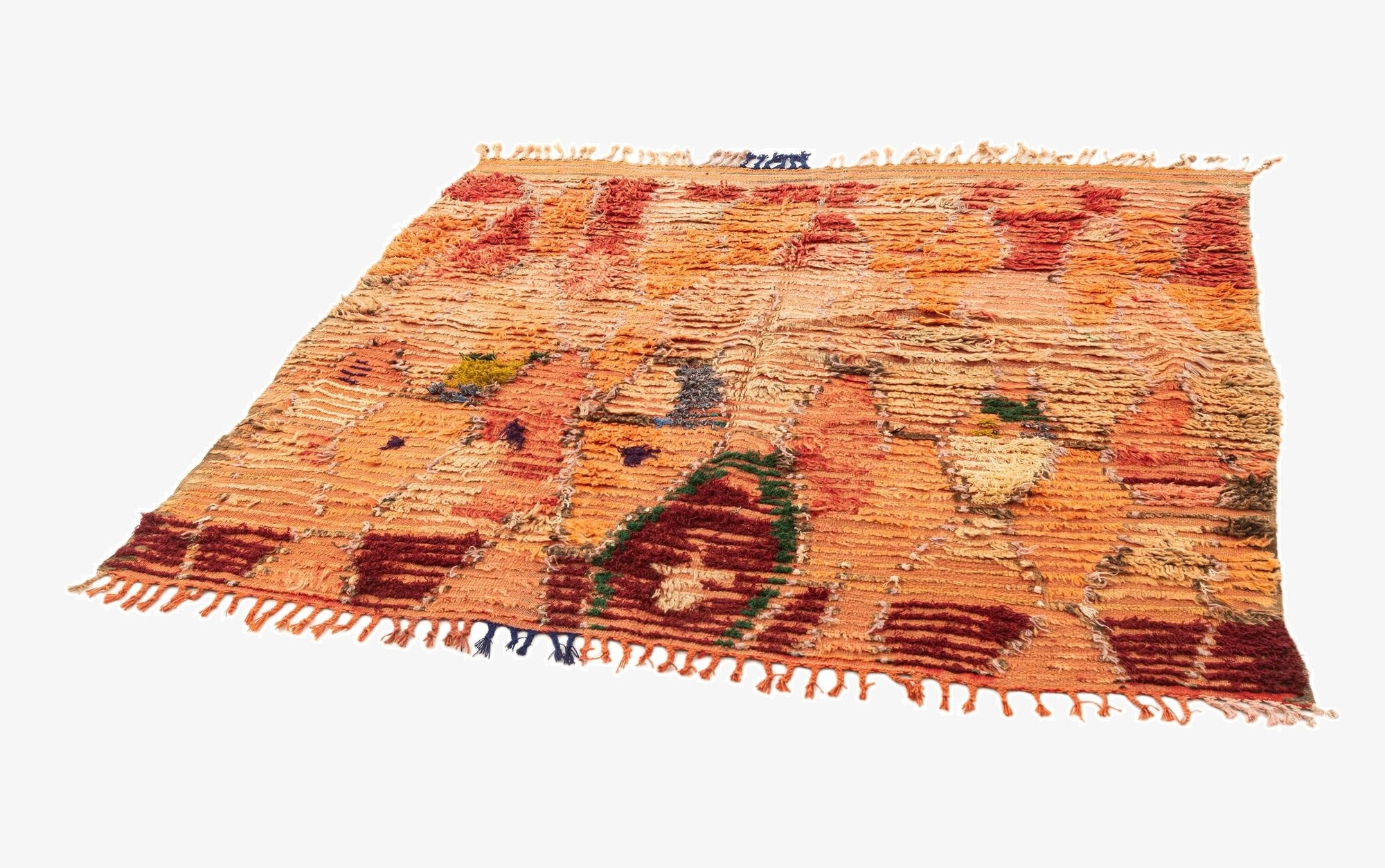 5' 2 x 5' 7 Berber Square Rug