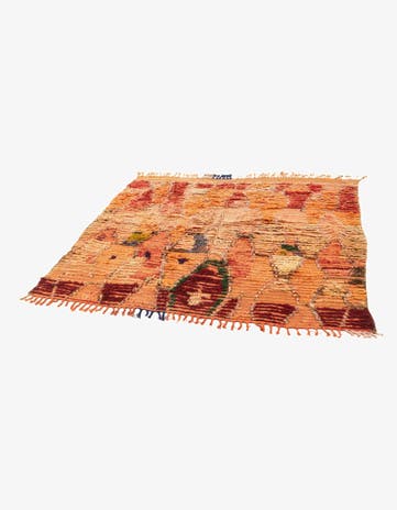 5' 2 x 5' 7 Berber Square Rug