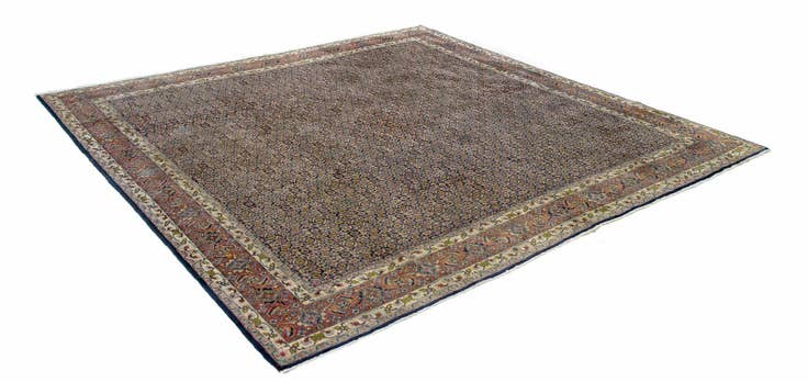Detail image of 9' 10 x 9' 10 Hand Knotted Bidjar Persian Square Rug