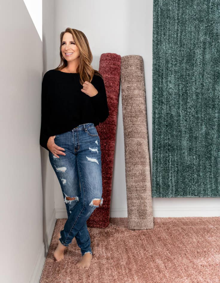 Detail image of 2' x 8' Jill Zarin Shaggy Chic Runner Rug
